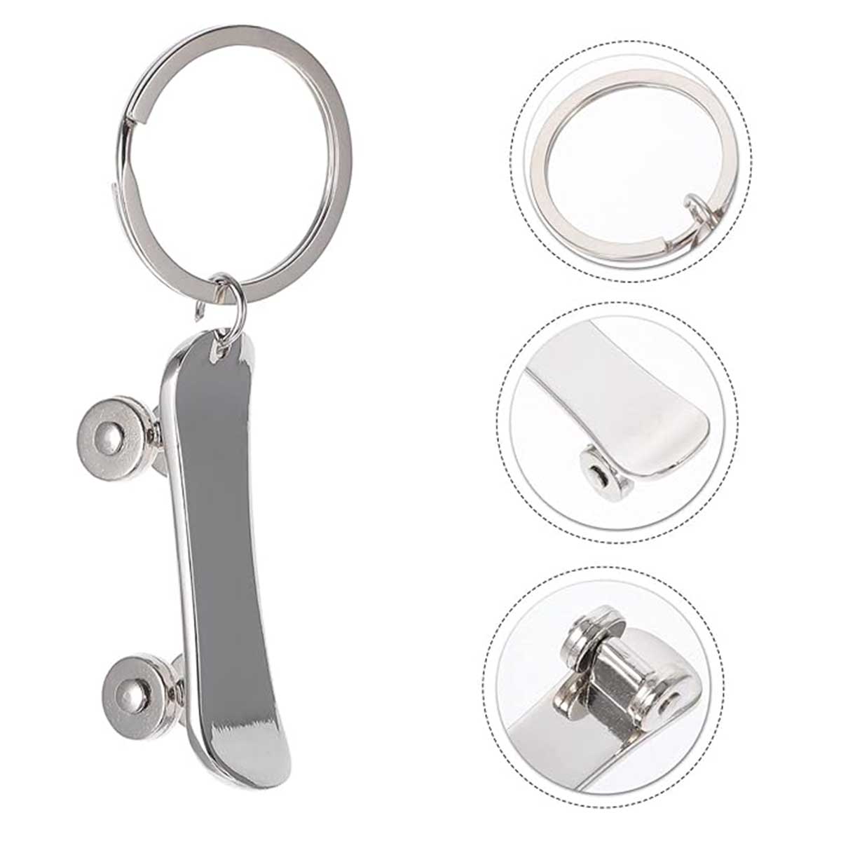 Skateboard Keychain