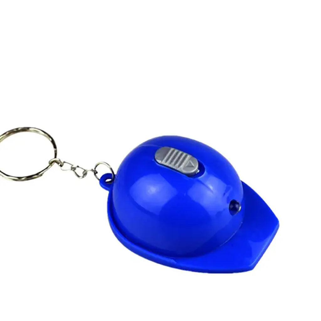 Mini Led Helmet Plastic Keychain Bottle Opener