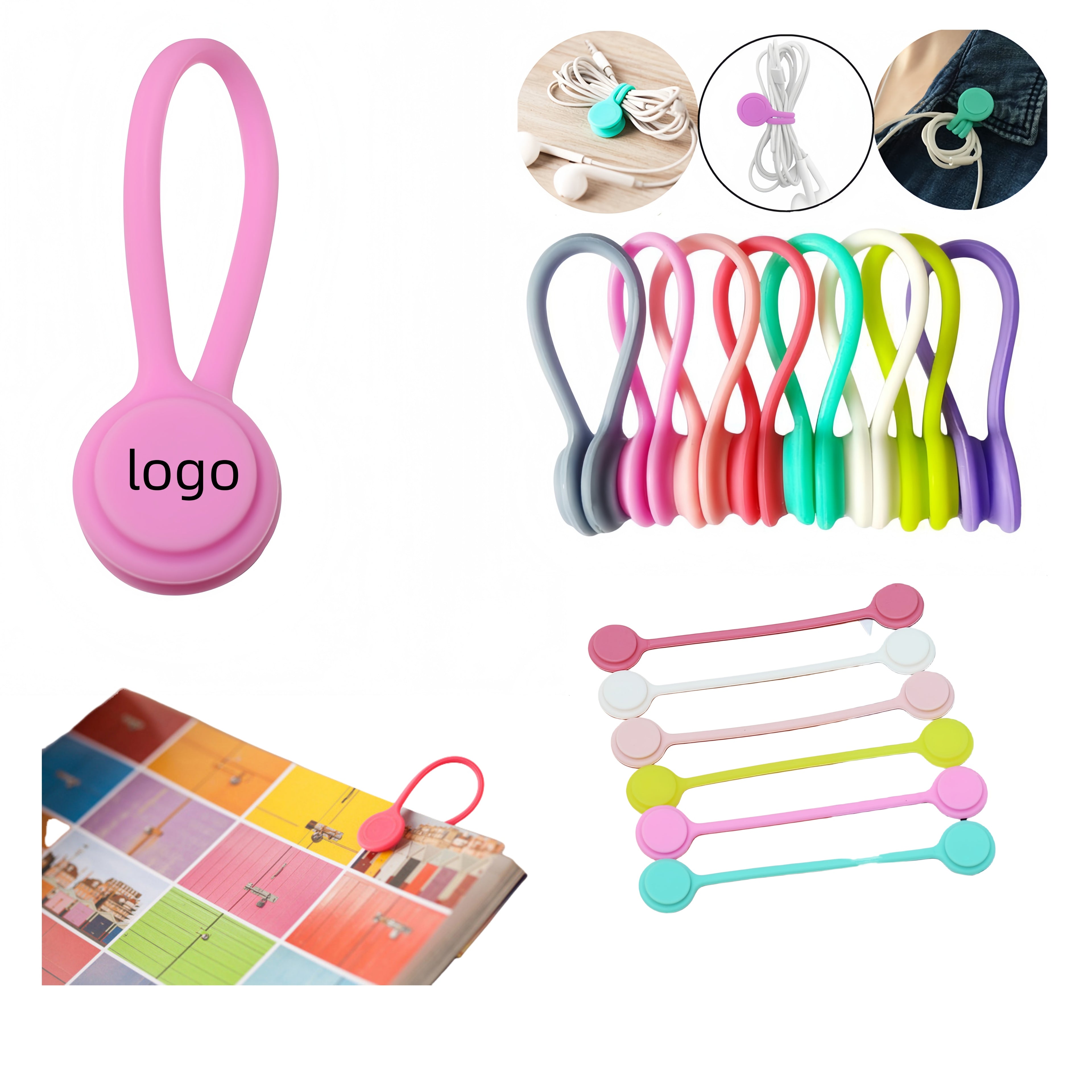 Headphone Cable Charging Harness Wire Ties