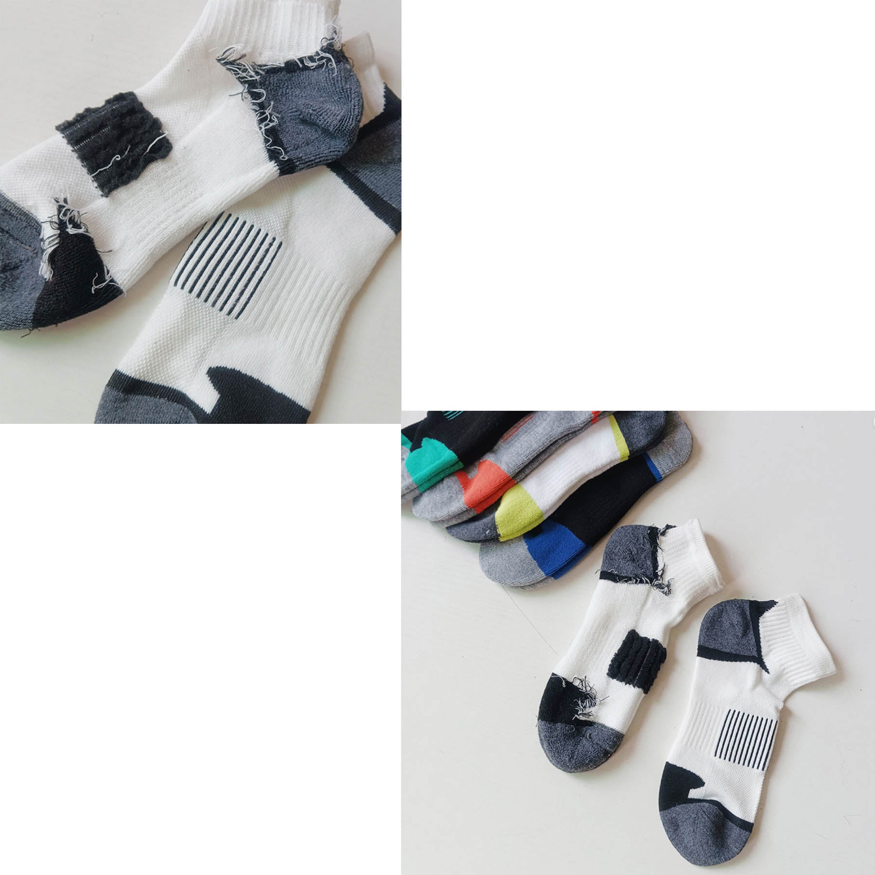 Athletic Breathable Cotton Terry Socks