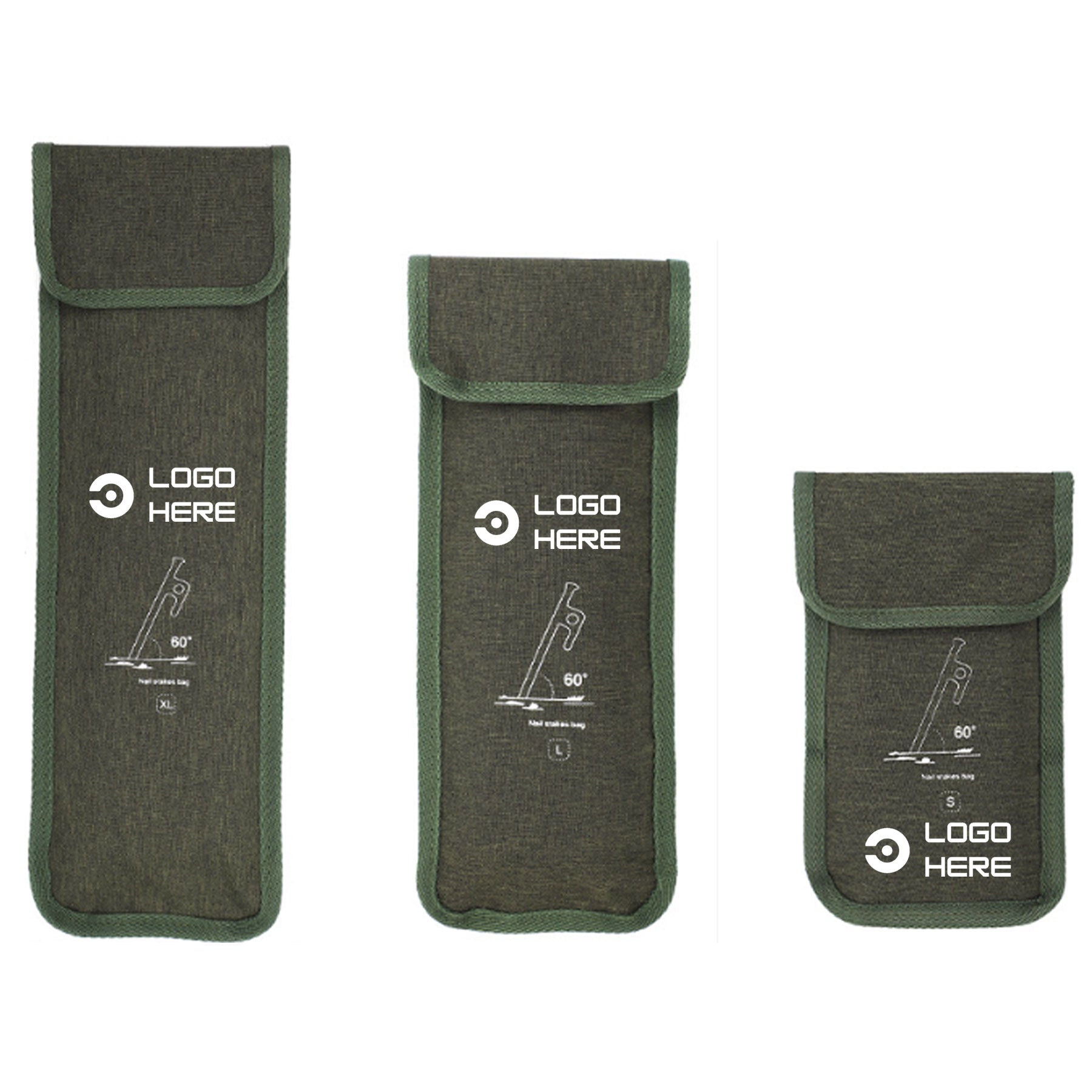 Ground Nails Tent Peg Storage Bags