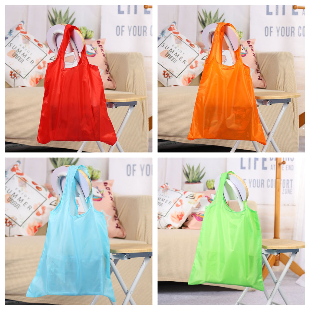 Foldaway Vest Shopping Tote Bag Foldable Reusable Bag