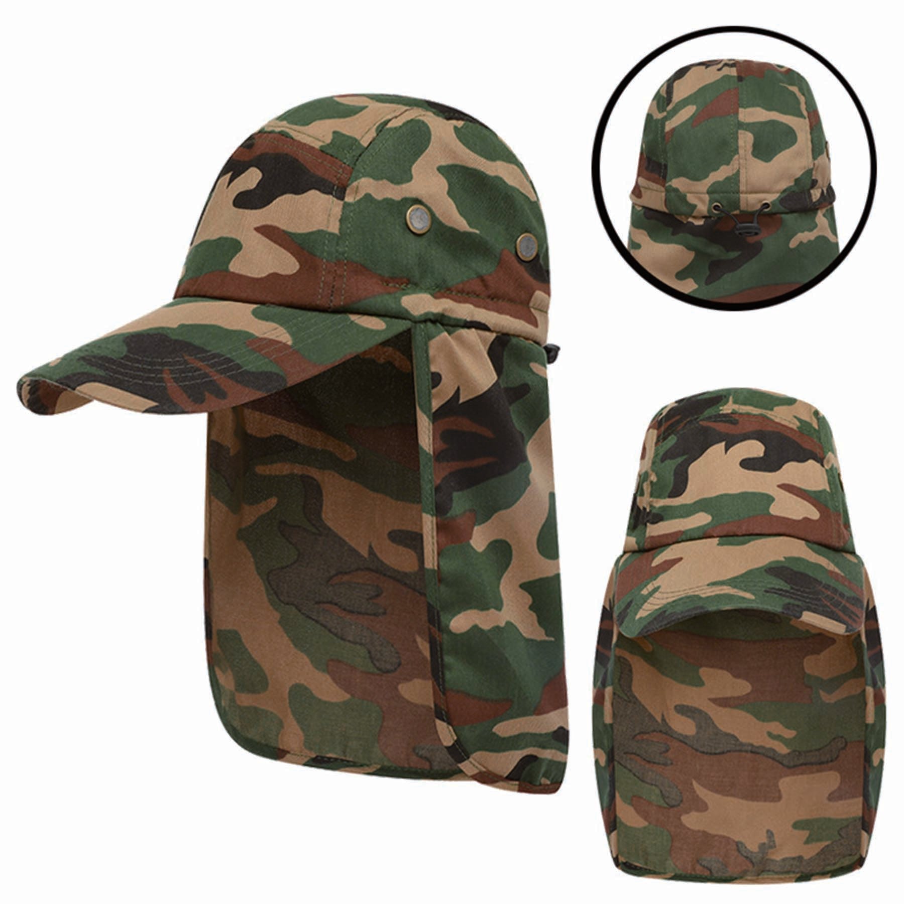 Foldable Neck Flap Cover Sun Cap