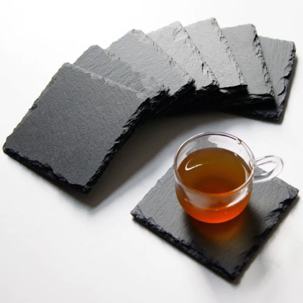 3.94" x 3.94" Square Slate Coaster
