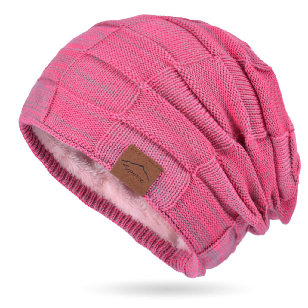 Lined Knit Warm Thick Skully Stocking Binie Hat