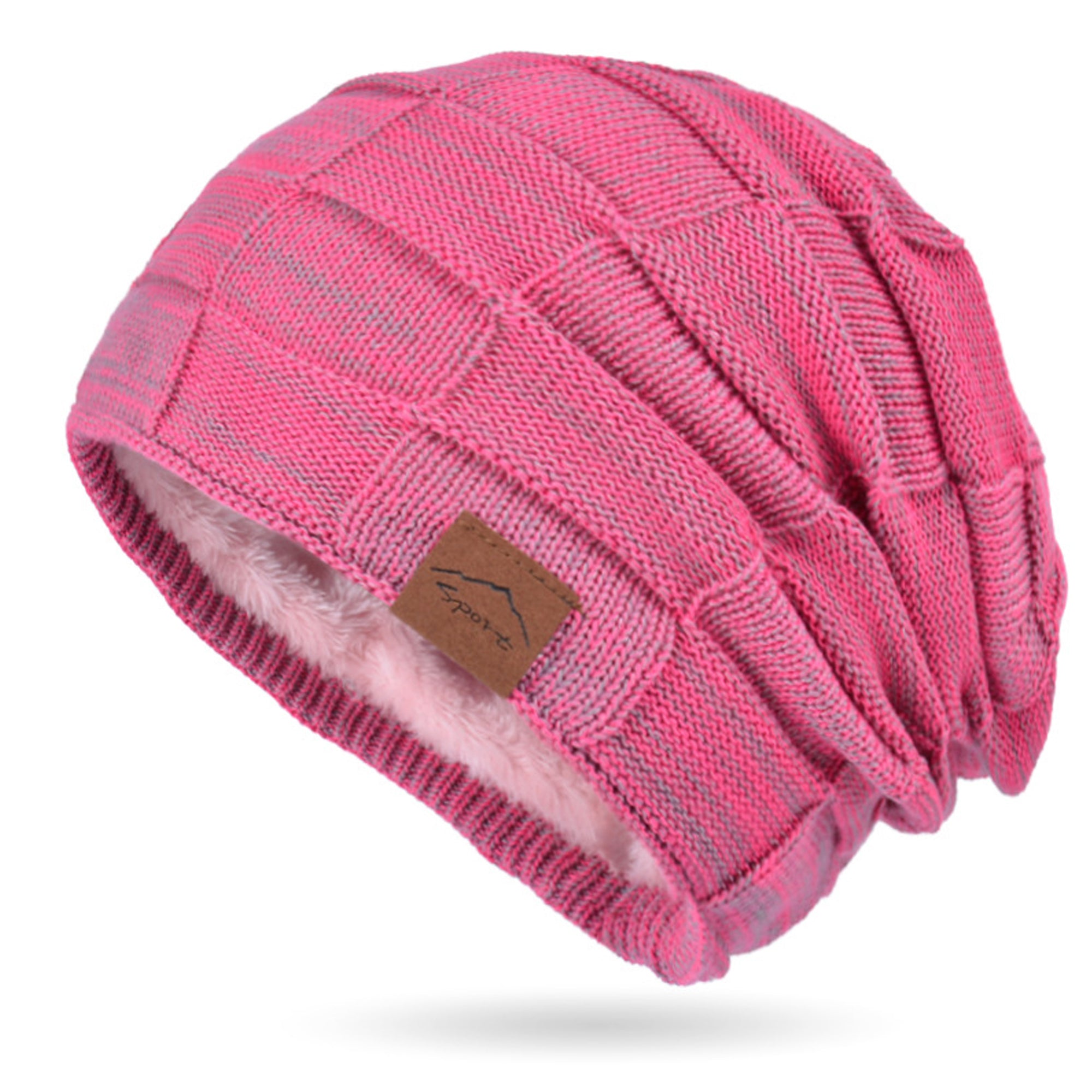 Lined Knit Warm Thick Skully Stocking Binie Hat