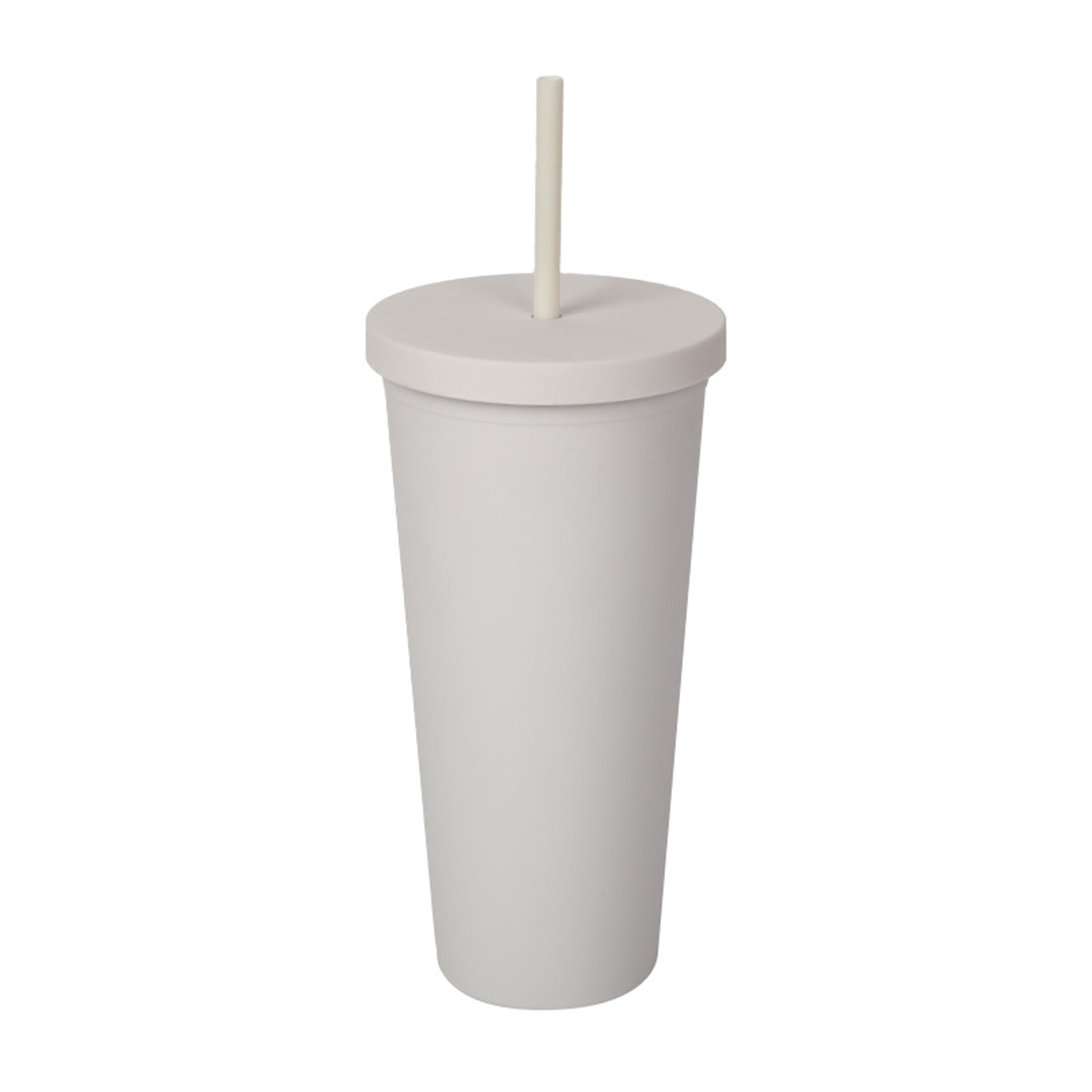 24 Oz. Modern Flat-Lid Plastic Tumbler