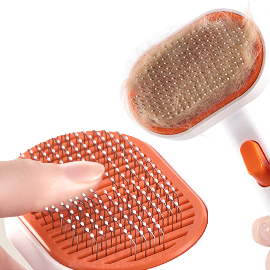 Self Cleaning Slicker Brush For Dogs & Cats