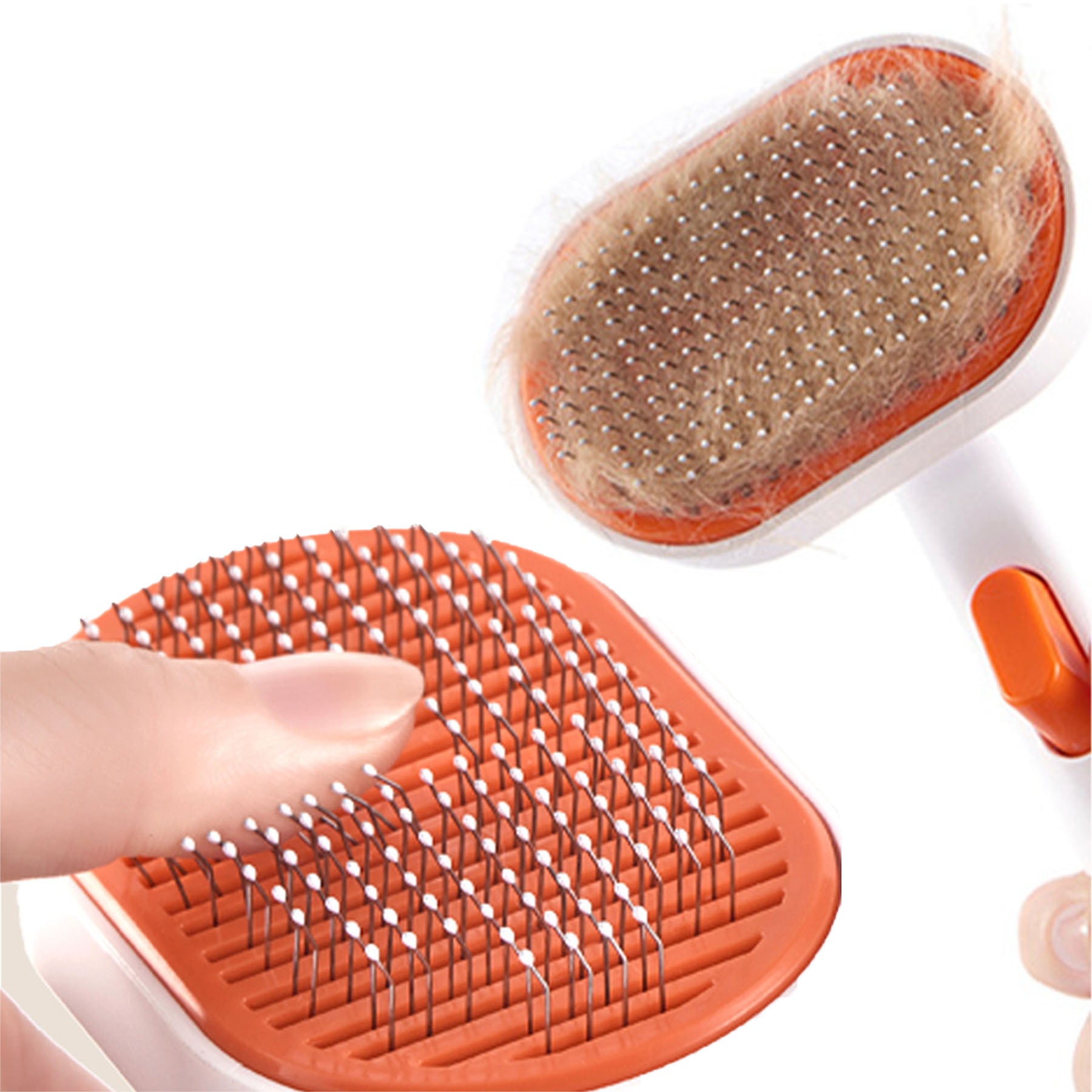 Self Cleaning Slicker Brush For Dogs & Cats