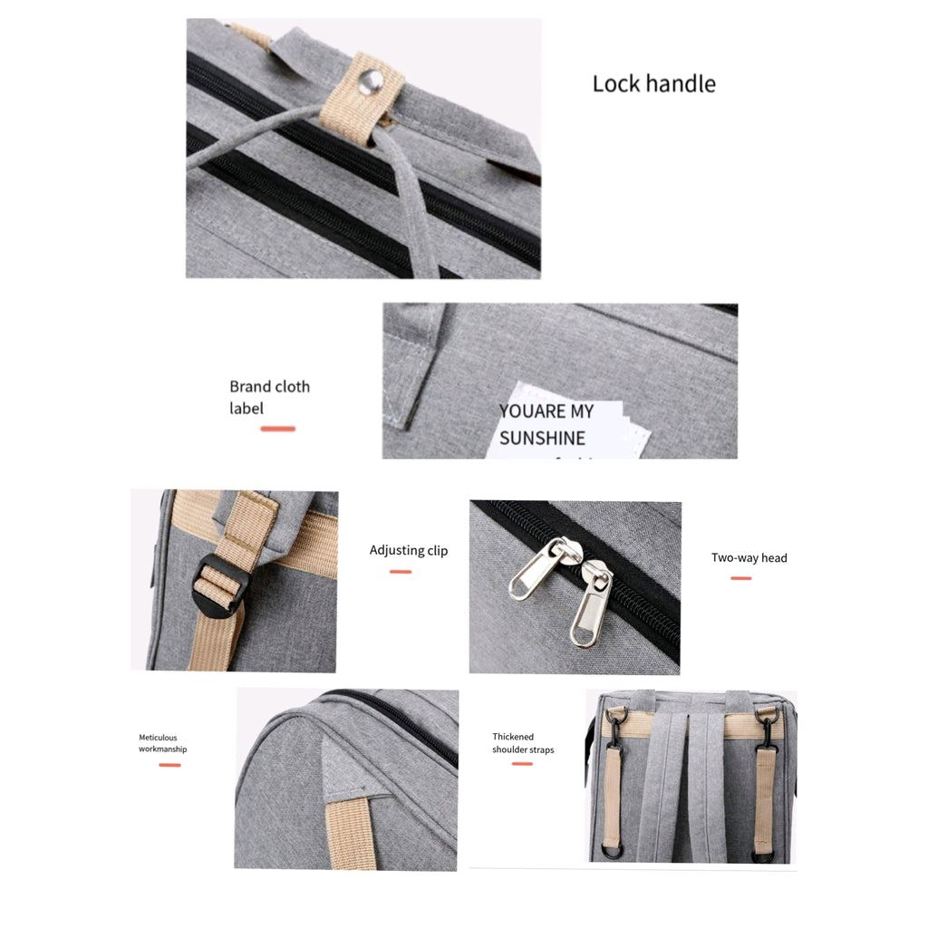 Integrated Mummy Bag With Baby Bed Function