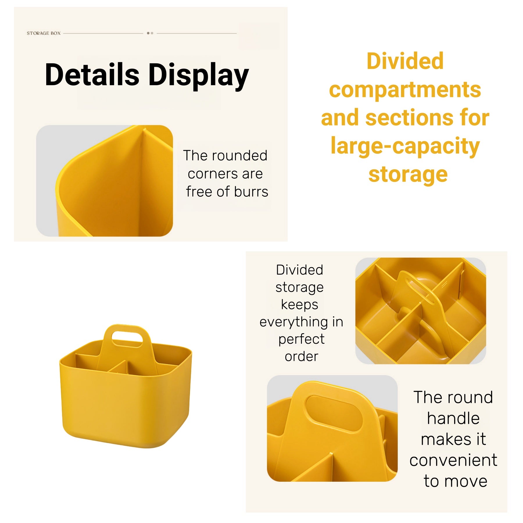 Household Plastic Sundries Storage Box
