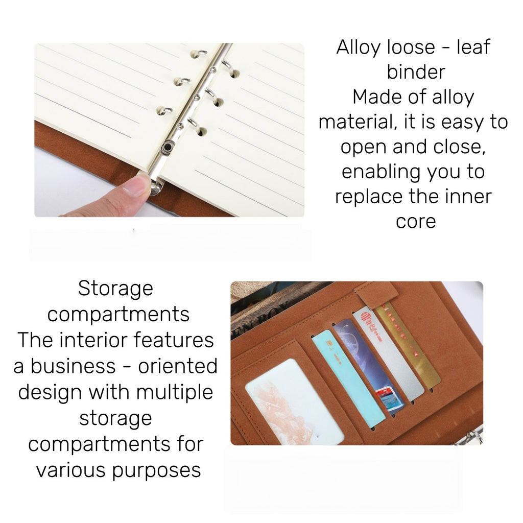 A5 Magnetic - closure Loose - leaf Notebook