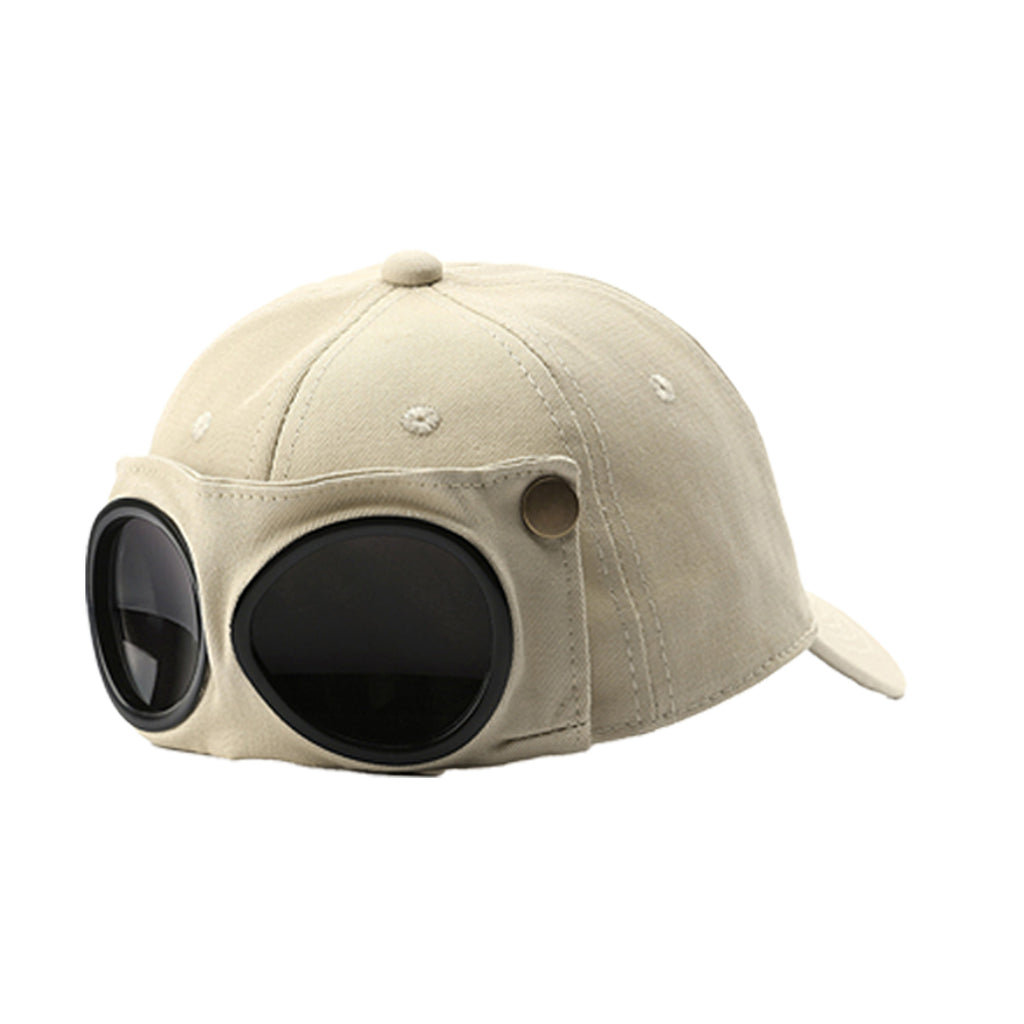 Stylish Baseball Cap With Unique Glasses Design
