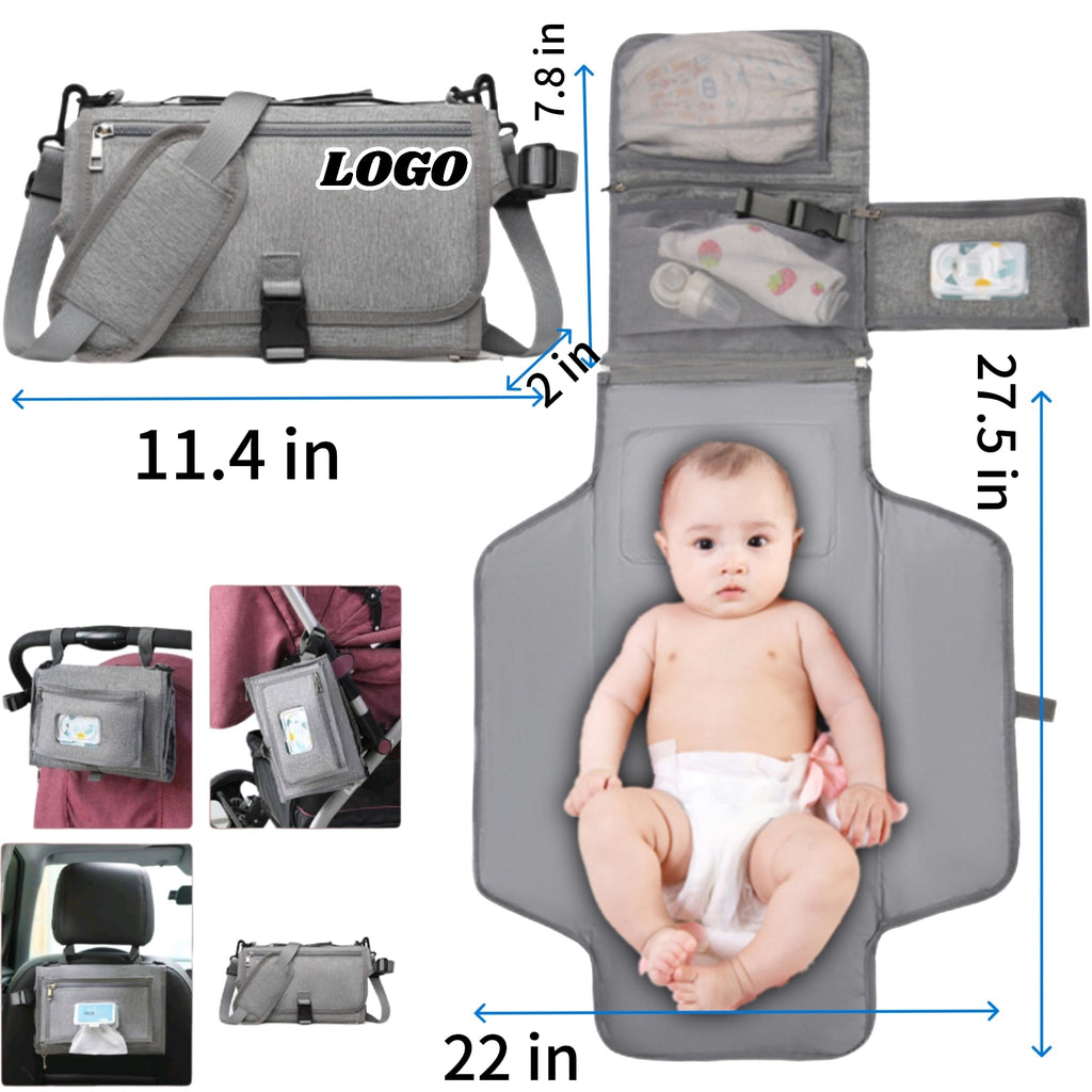 Waterproof Foldable Baby Diaper Pad with PEVA Coating