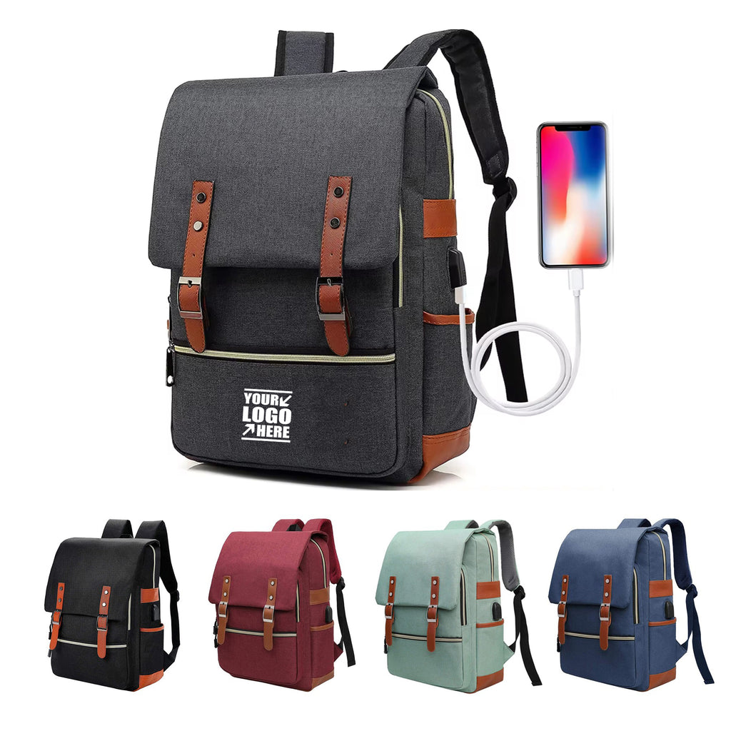 Laptop Backpack With Usb Charging Port