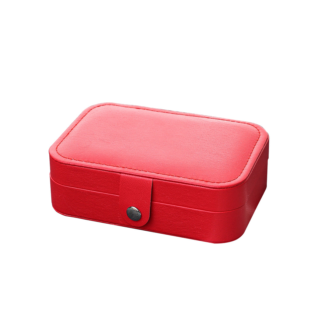 PU Leather Small Travel Jewelry Case Box