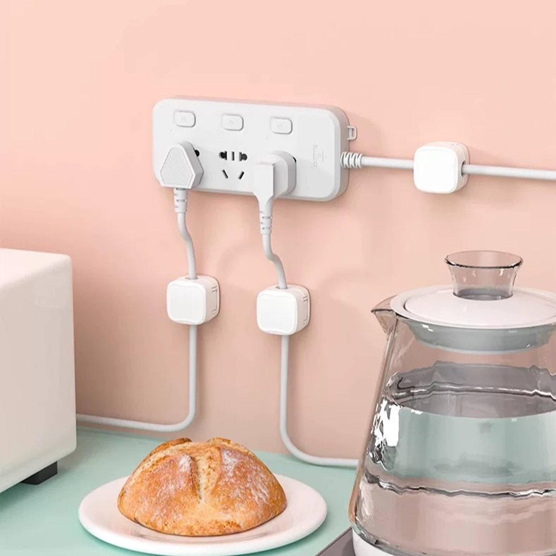 Magnetic Desktop Cable Organizer Charging Cable Clip
