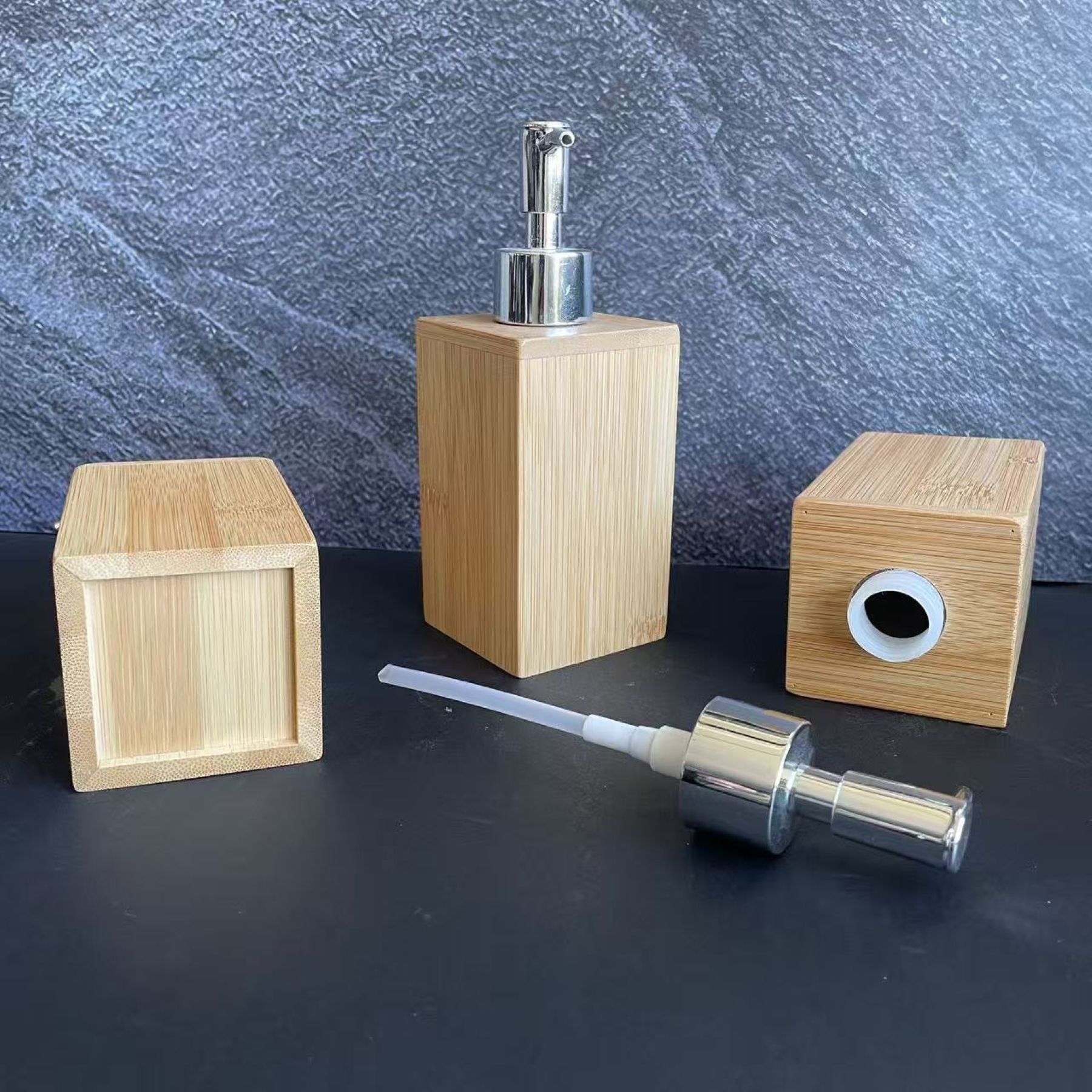 Bamboo-Based Lotion Bottle
