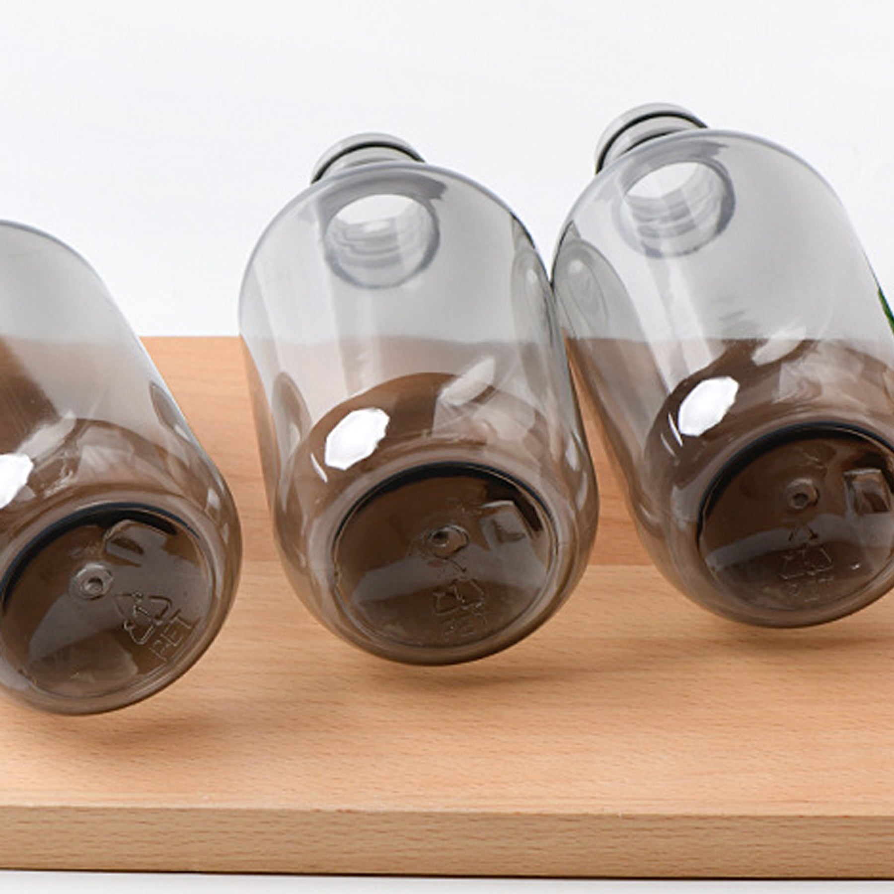 Transparent Black Spray Bottle
