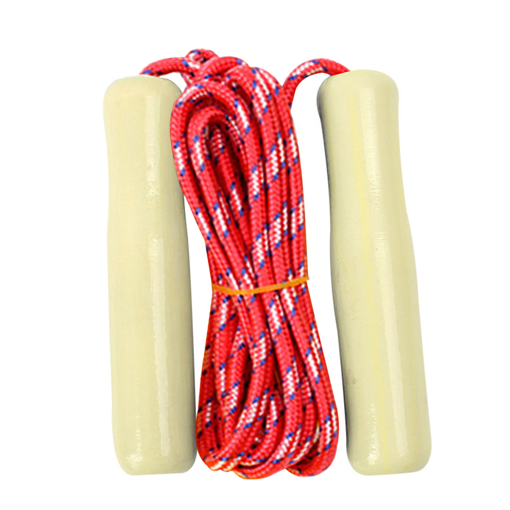 Wooden Handle Jump Rope for Kids