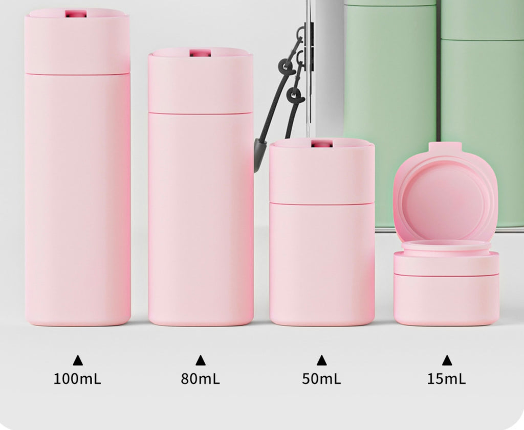 Travel Kit Soft Tube Dispenser Bottles