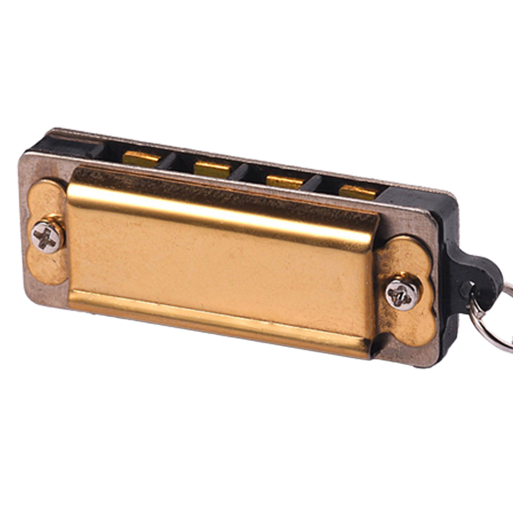 Mini Metal 4 Holes Harmonica Necklace