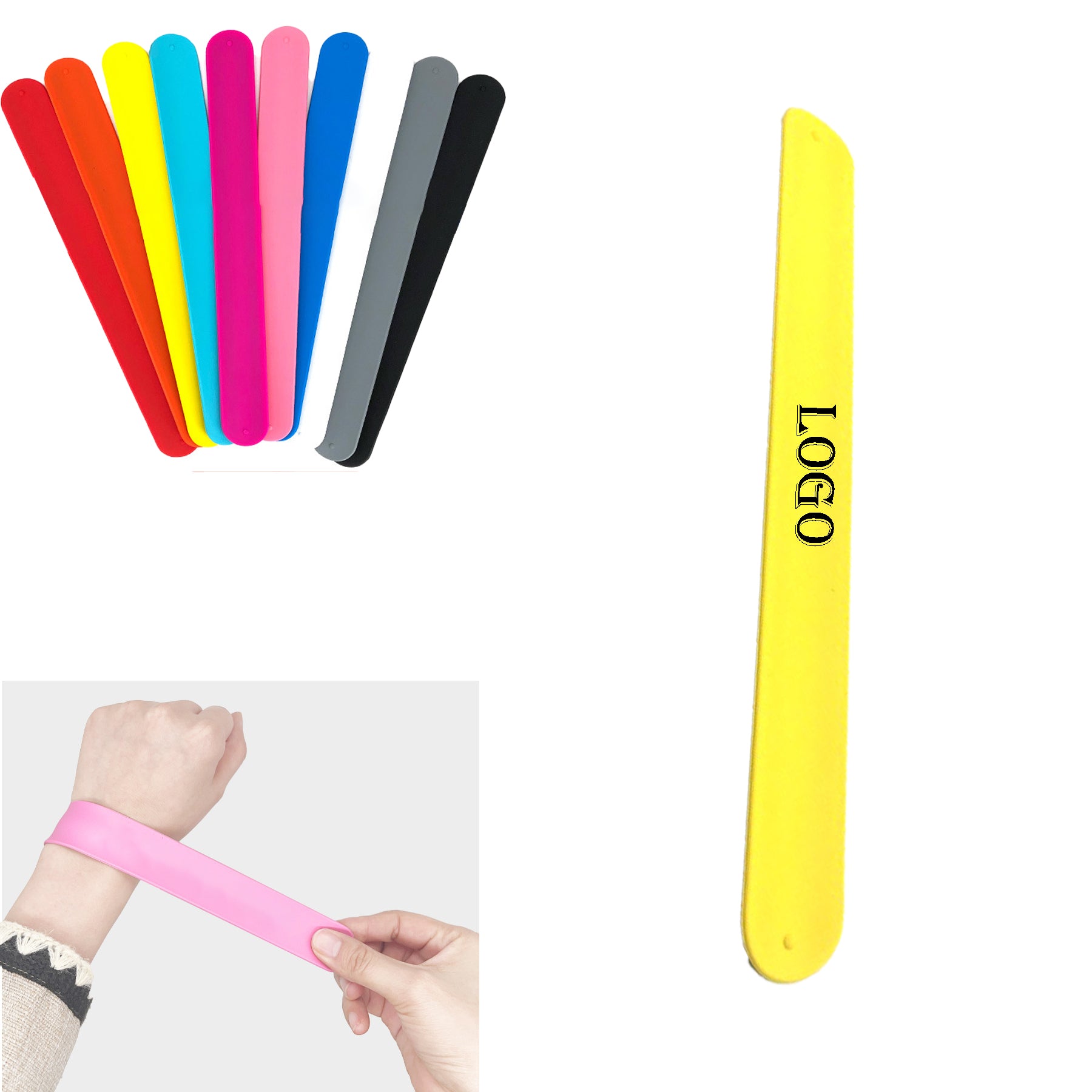Silicone Slap Band
