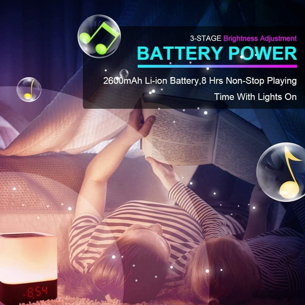 Led Color Light Portable Bluetooth Wireless Speaker