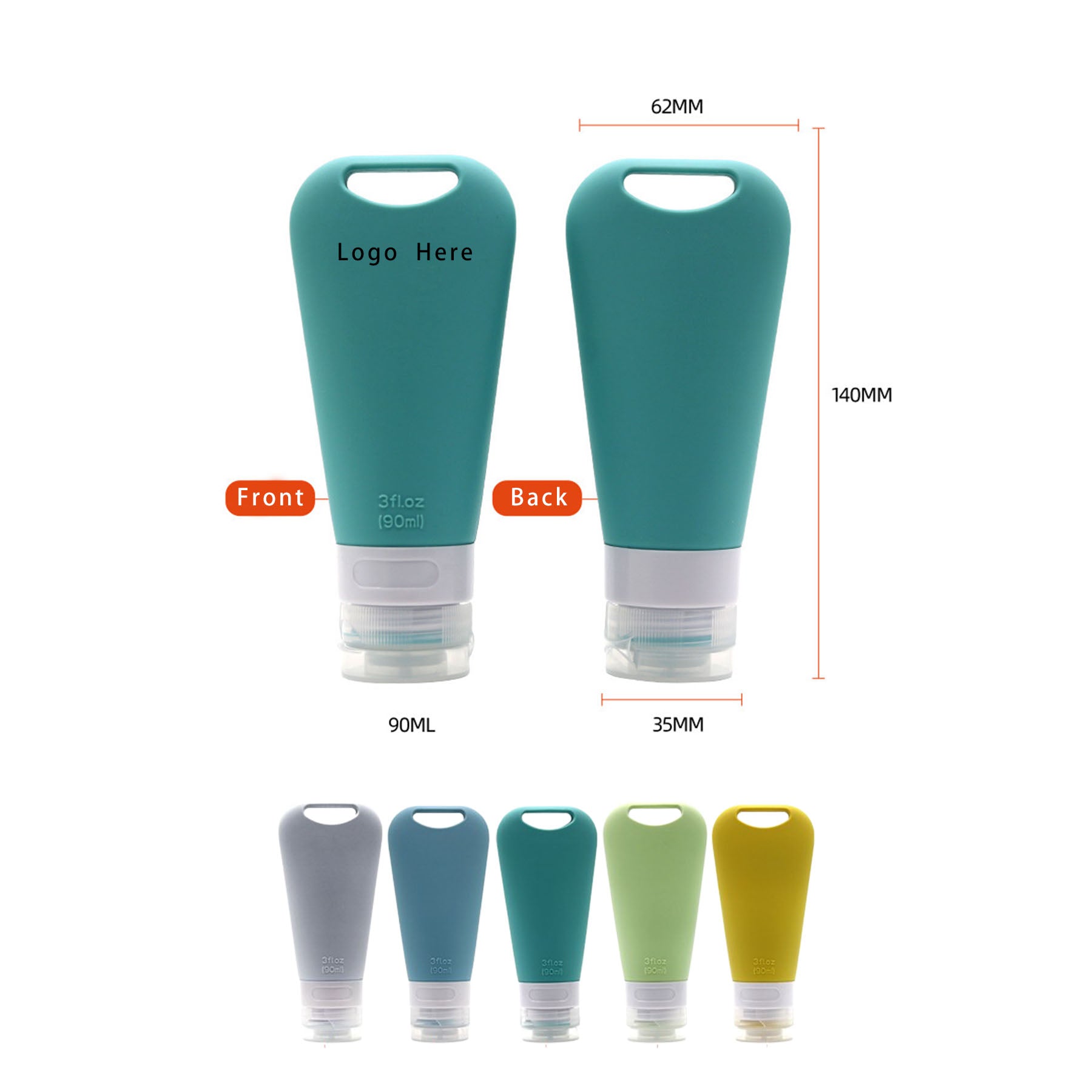Creative Storage Extrusion Silicone Travel Dispenser