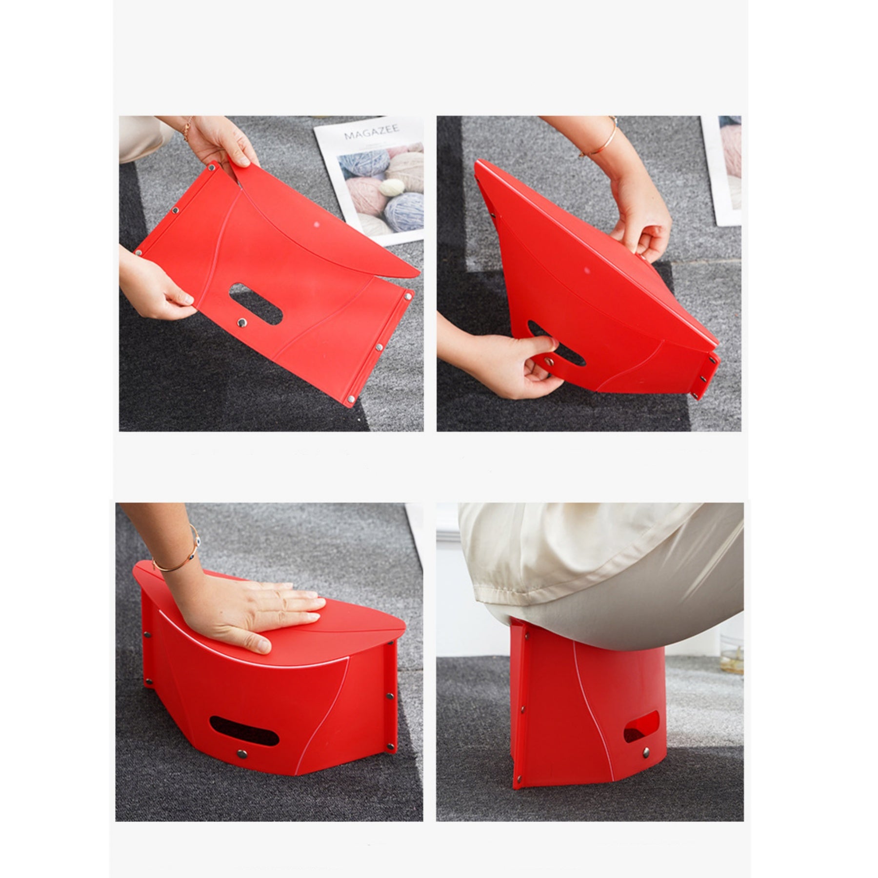 Card Folding Stool