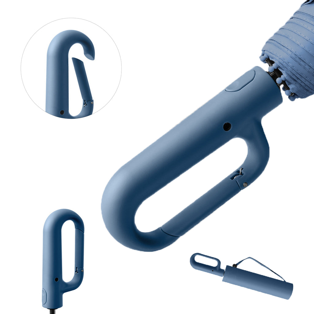 Fully Automatic Folding Umbrella With Hook Handle