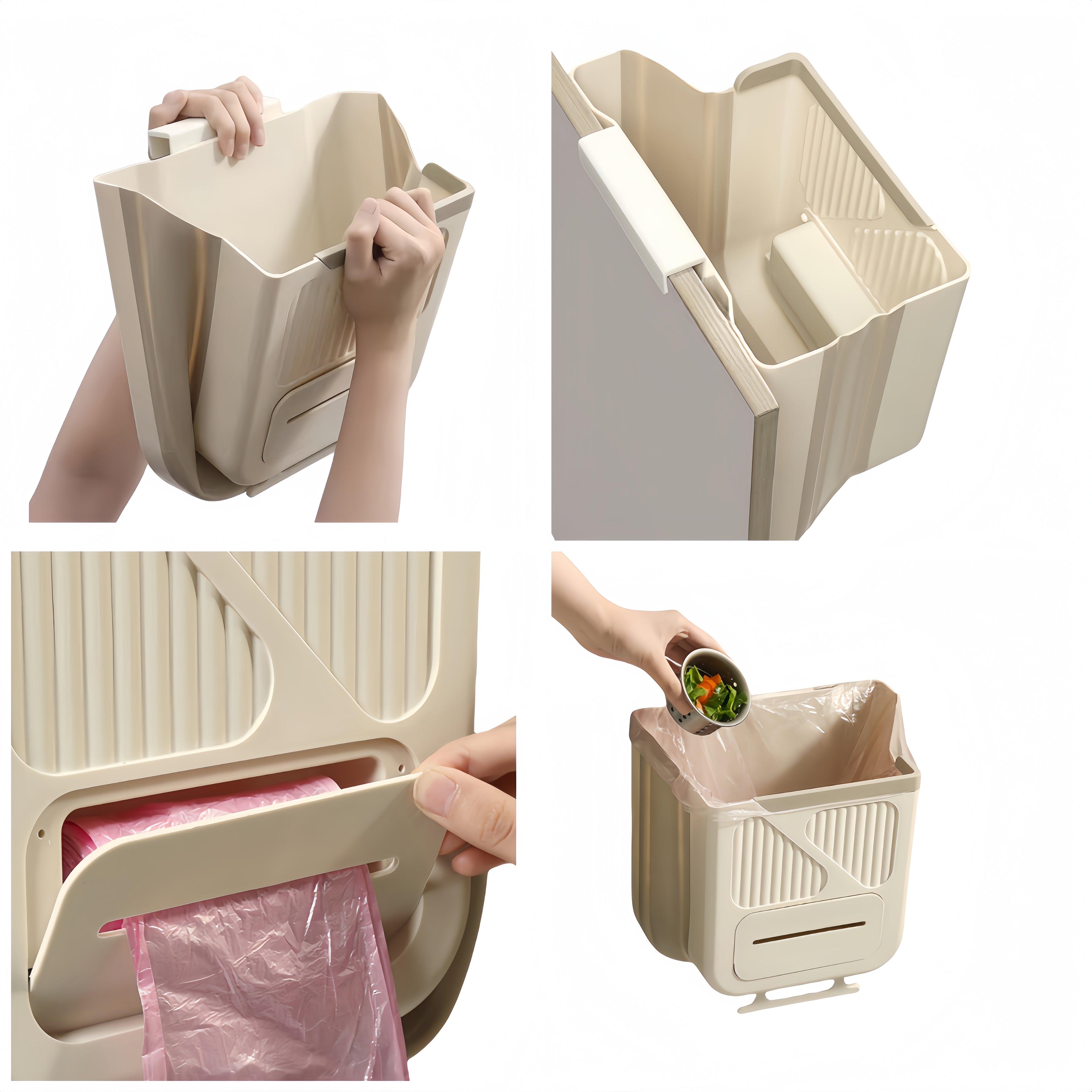 10L Foldable Hanging Trash Bin