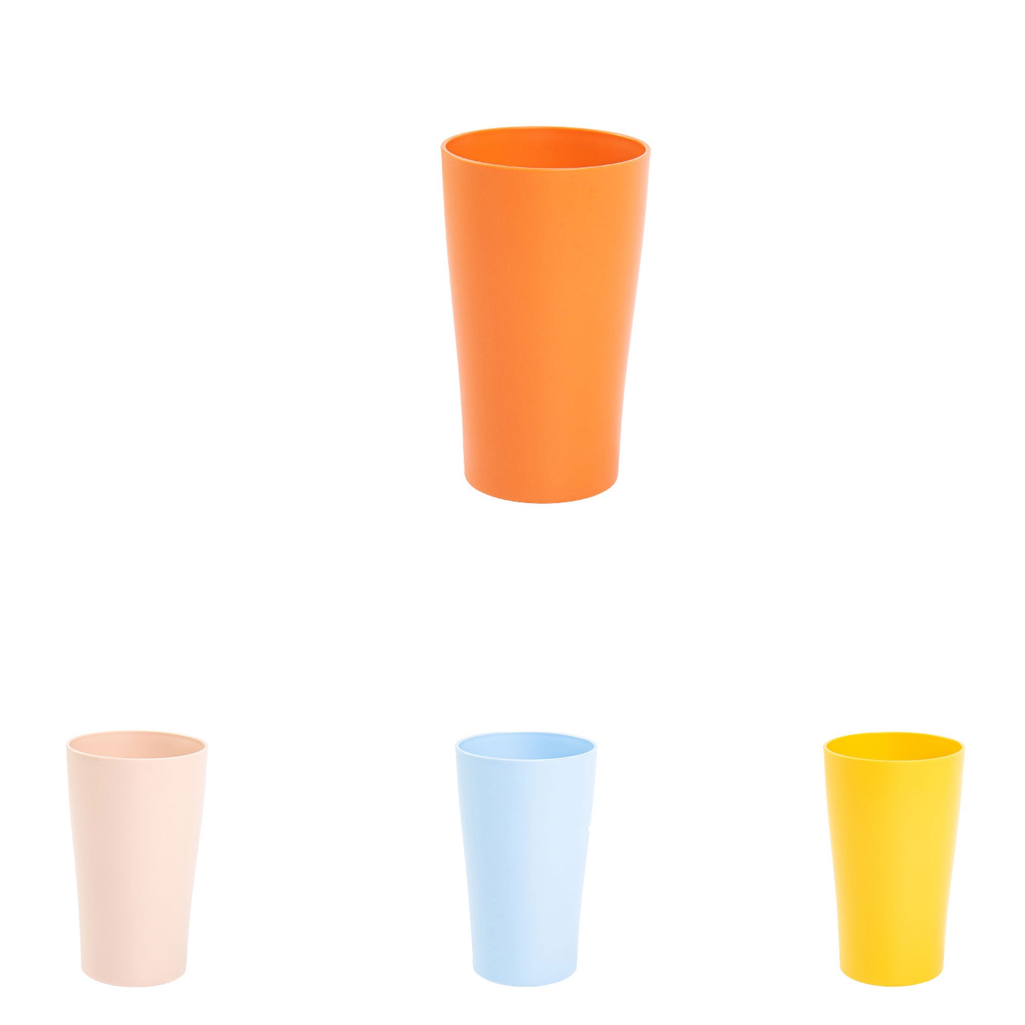 Solid Color Plastic Cup