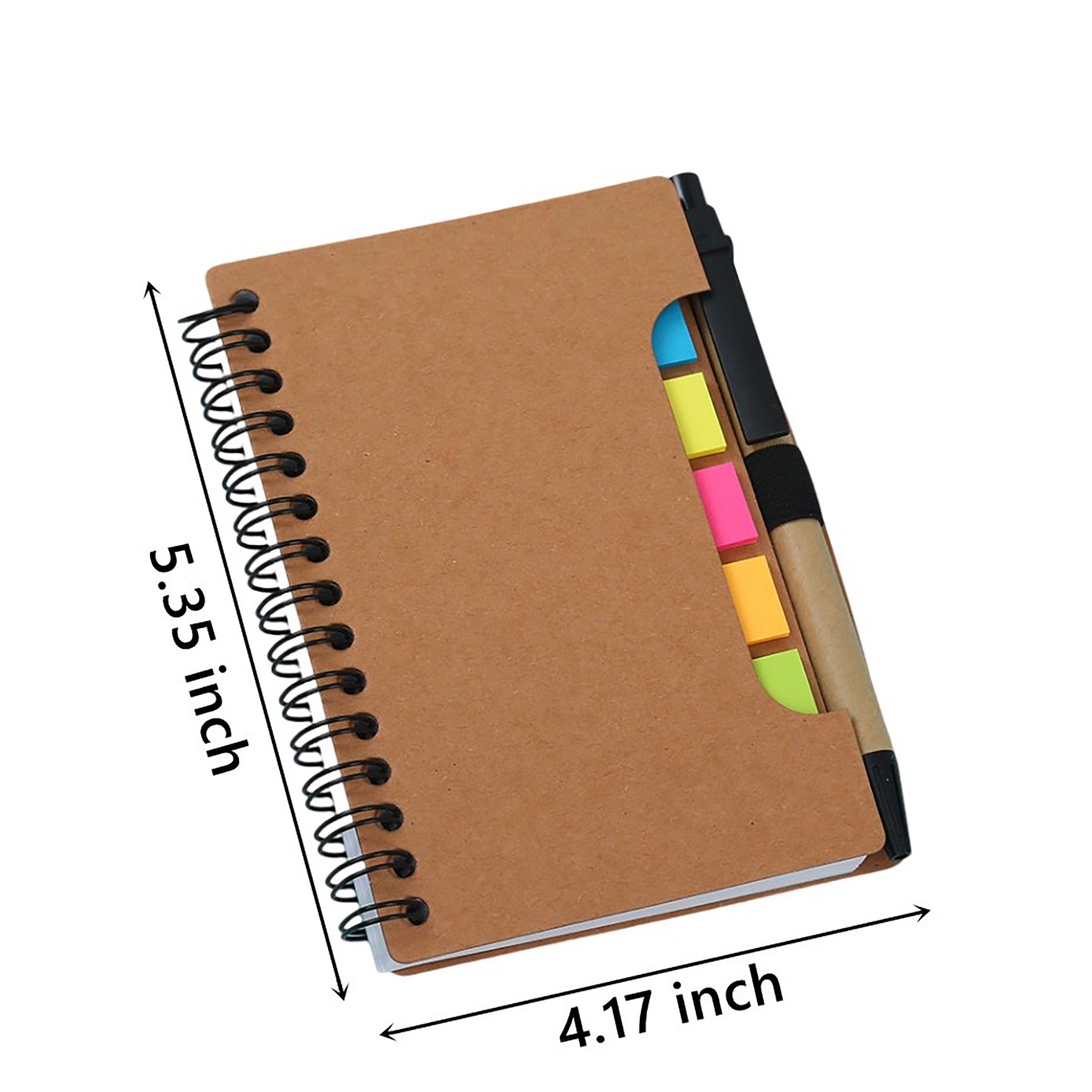 Notepad With Pen Holder and Stickers