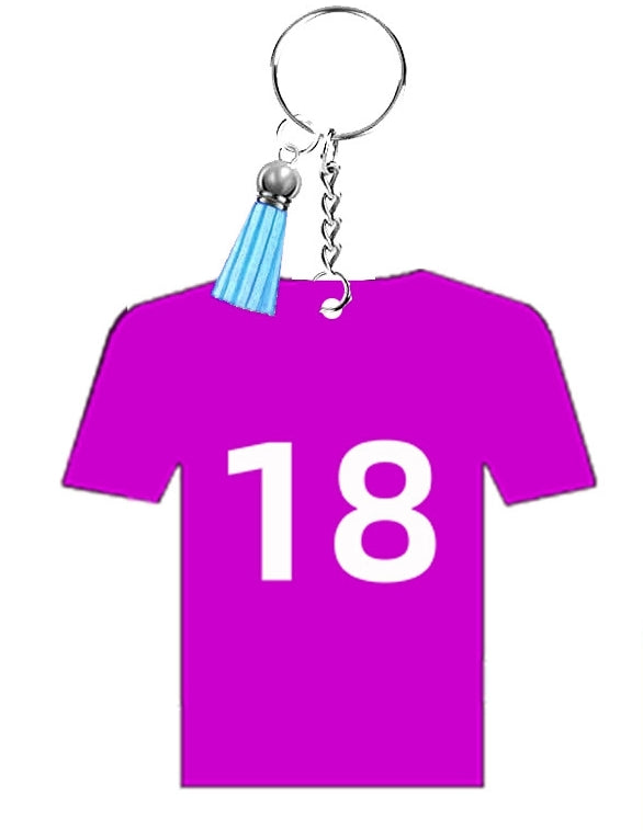 Thermal Sublimation Helmet Shirt key Chain Pendant