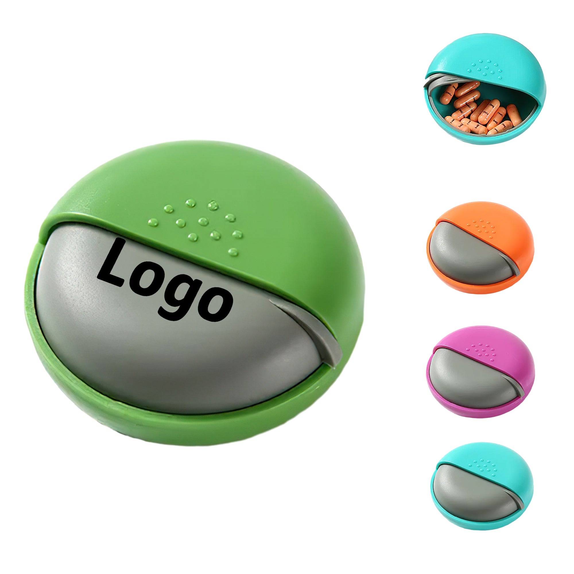 Pill Box Organiser Push Pull Pill Boxes