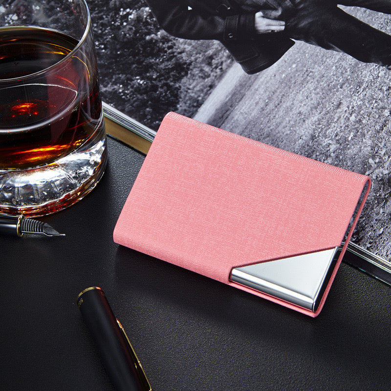 Stainless Steel Clamshell Business Card Case