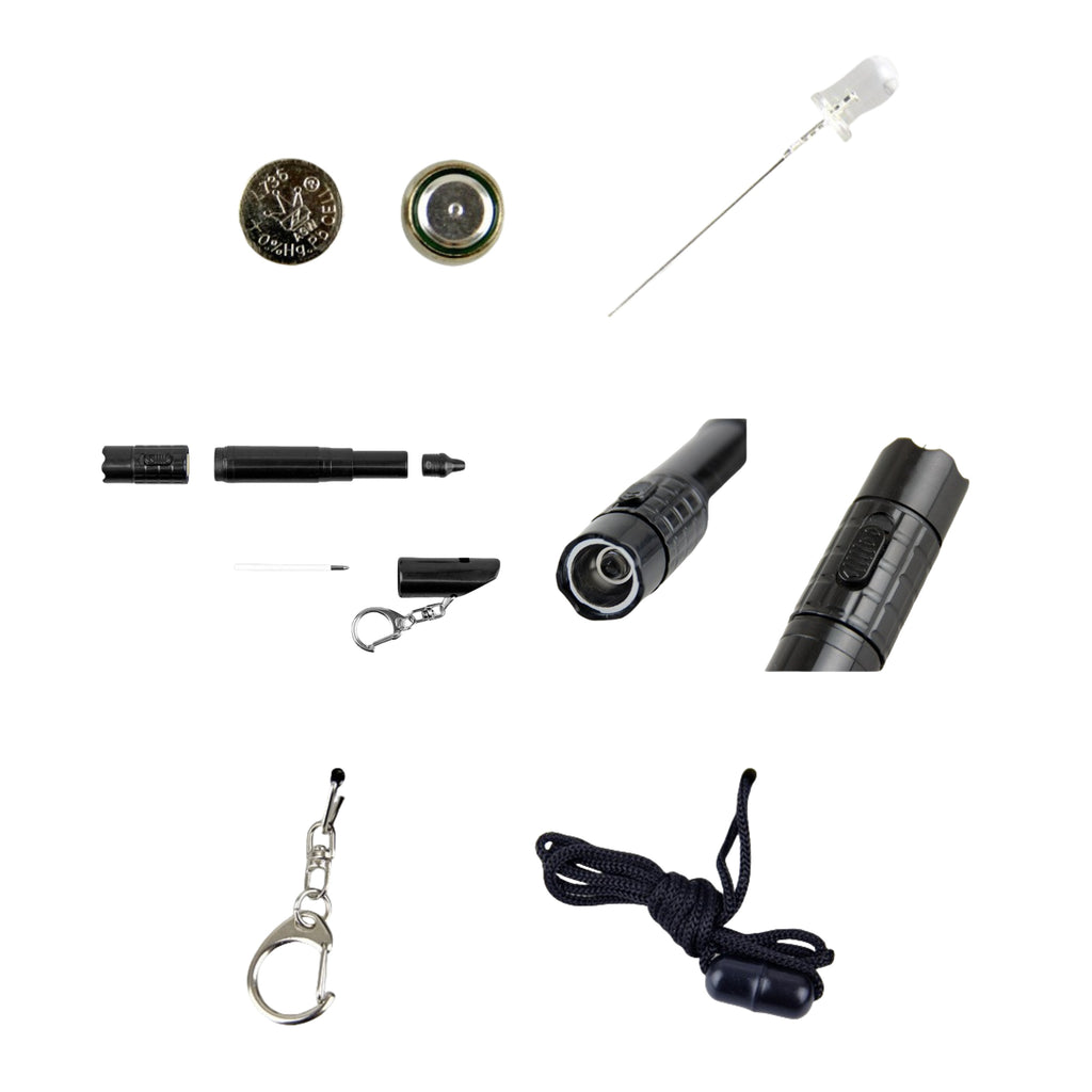 Led Whistle Pen With Lanyard