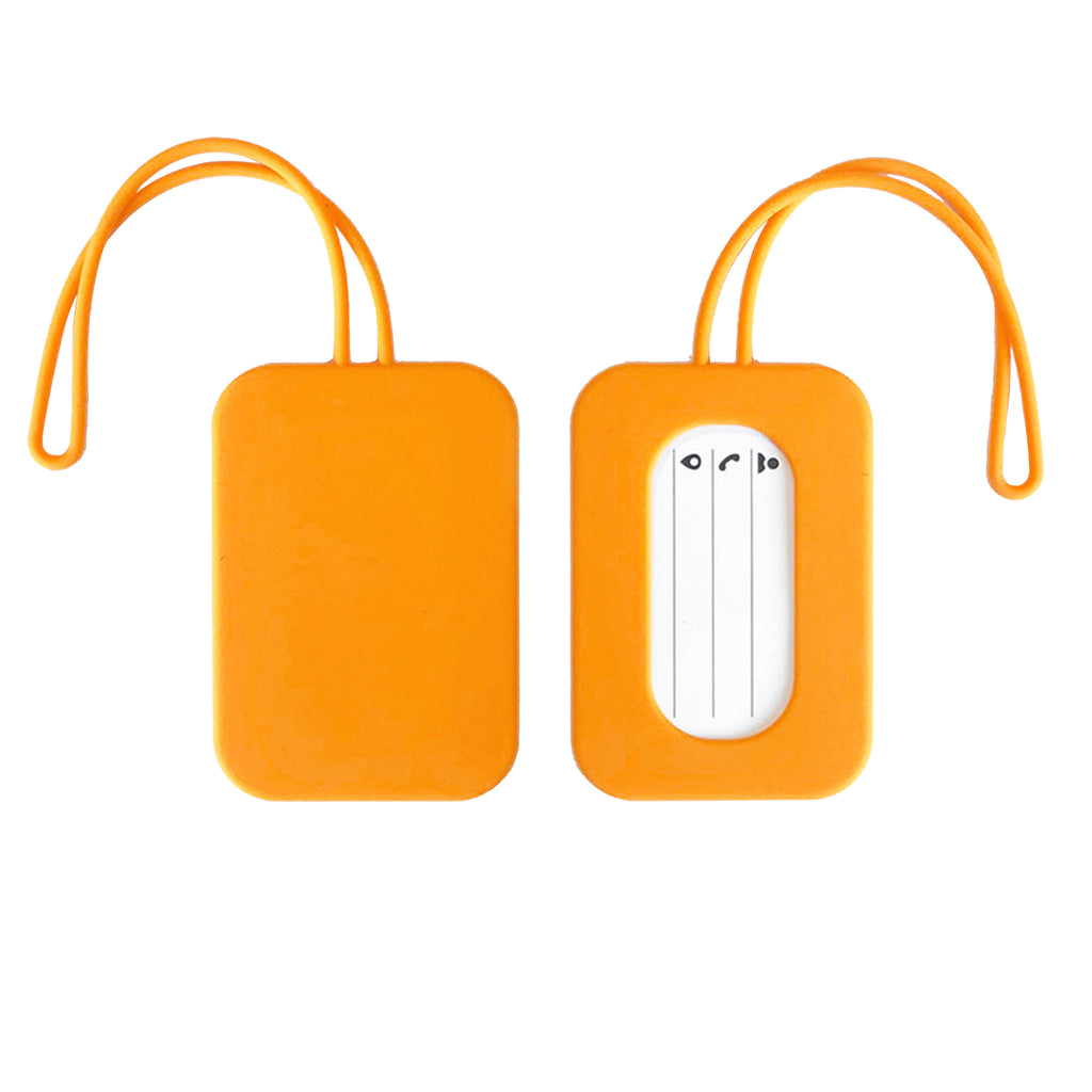 Silicone Luggage Tag with Name ID Card