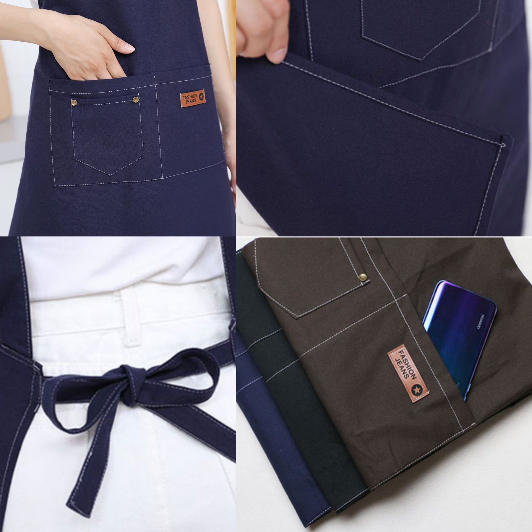 Stylish Apron With Two Pockets