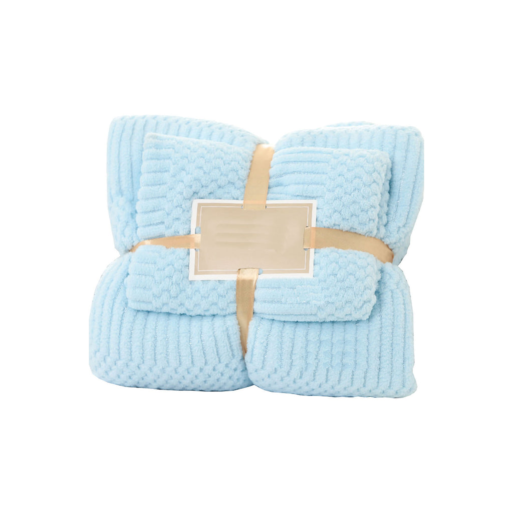 Absorbent Coral Fleece Set Beach Towels
