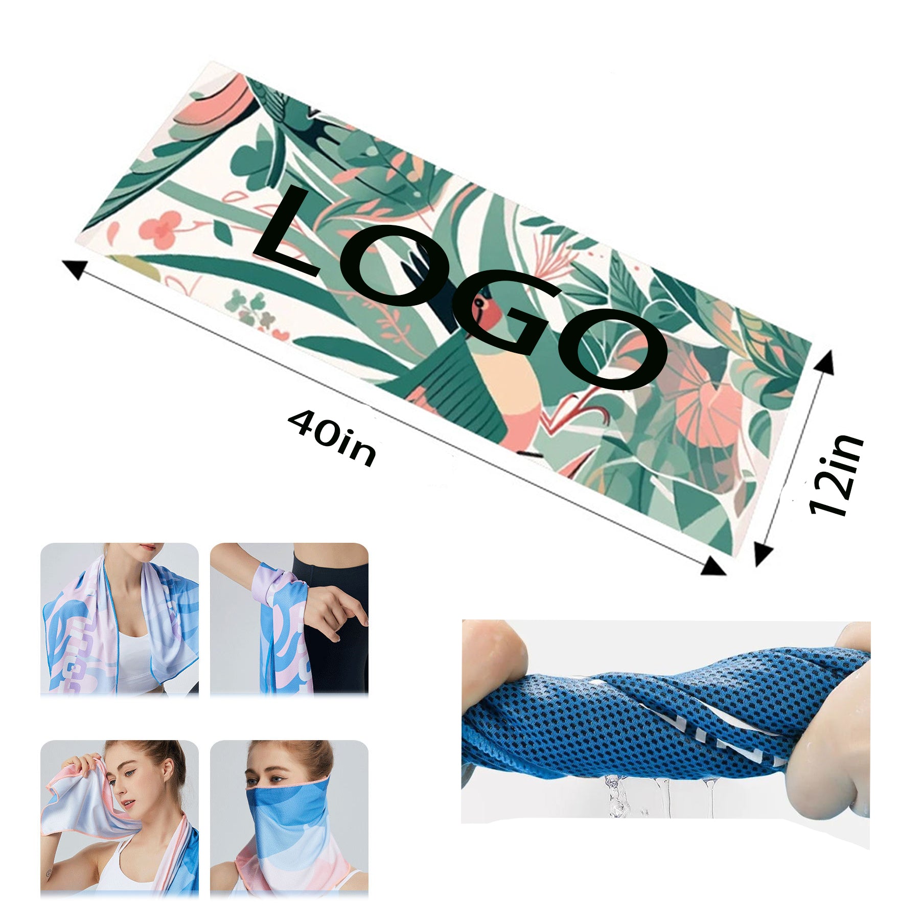 Sweat Absorbing And Quick Drying Portable Fitness Ice Towel
