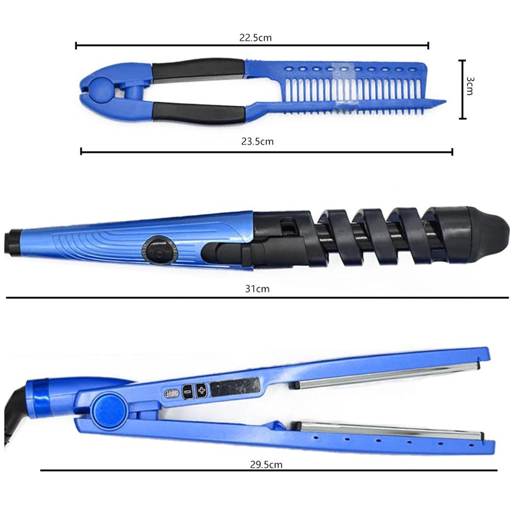 3 in 1 Hair Styler Curling Wands