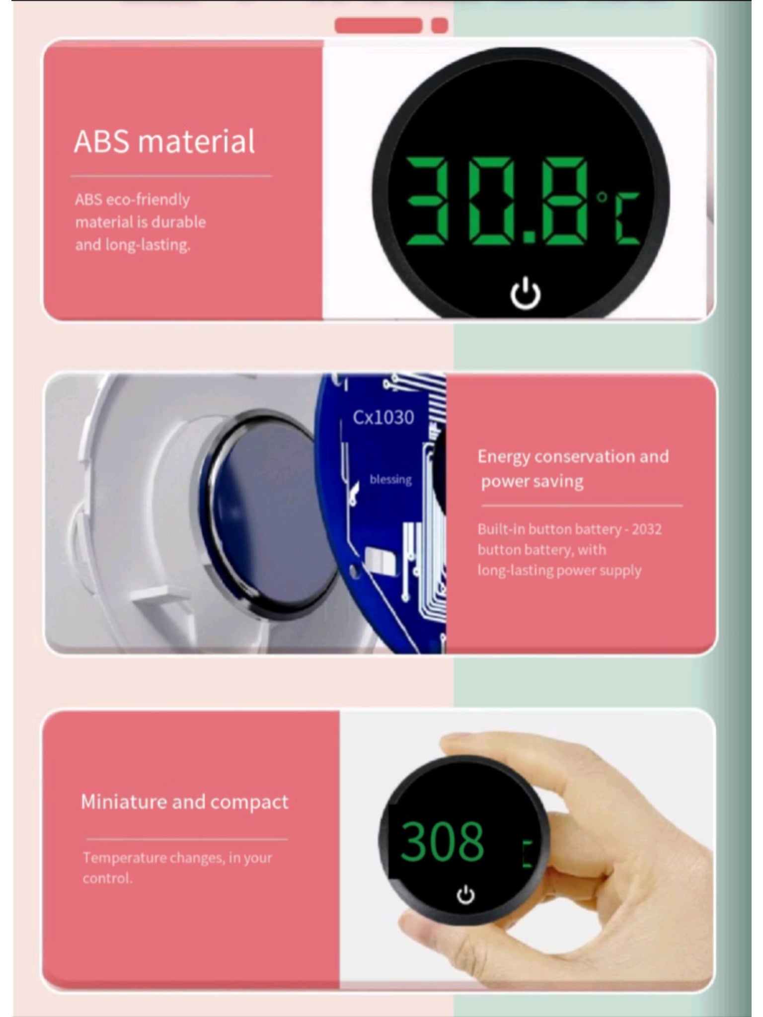 High Accuracy Digital Aquarium Thermometer