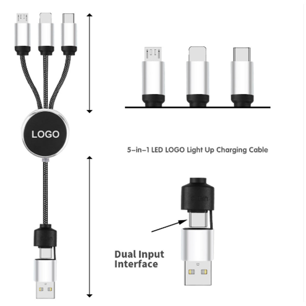 LED Luminous Logo Data Cable