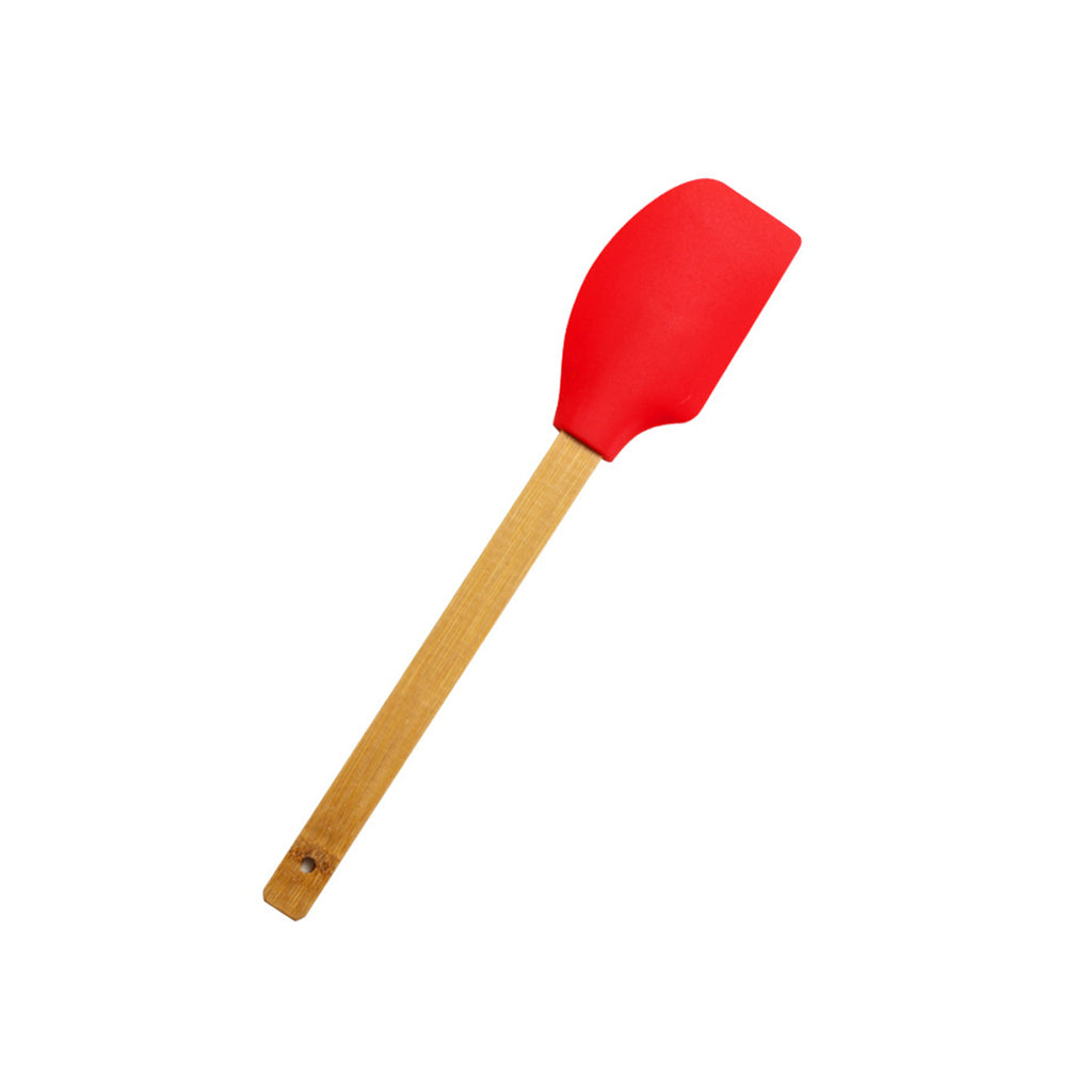 Wooden Handle Silicone Baking Cake Cream Spatula
