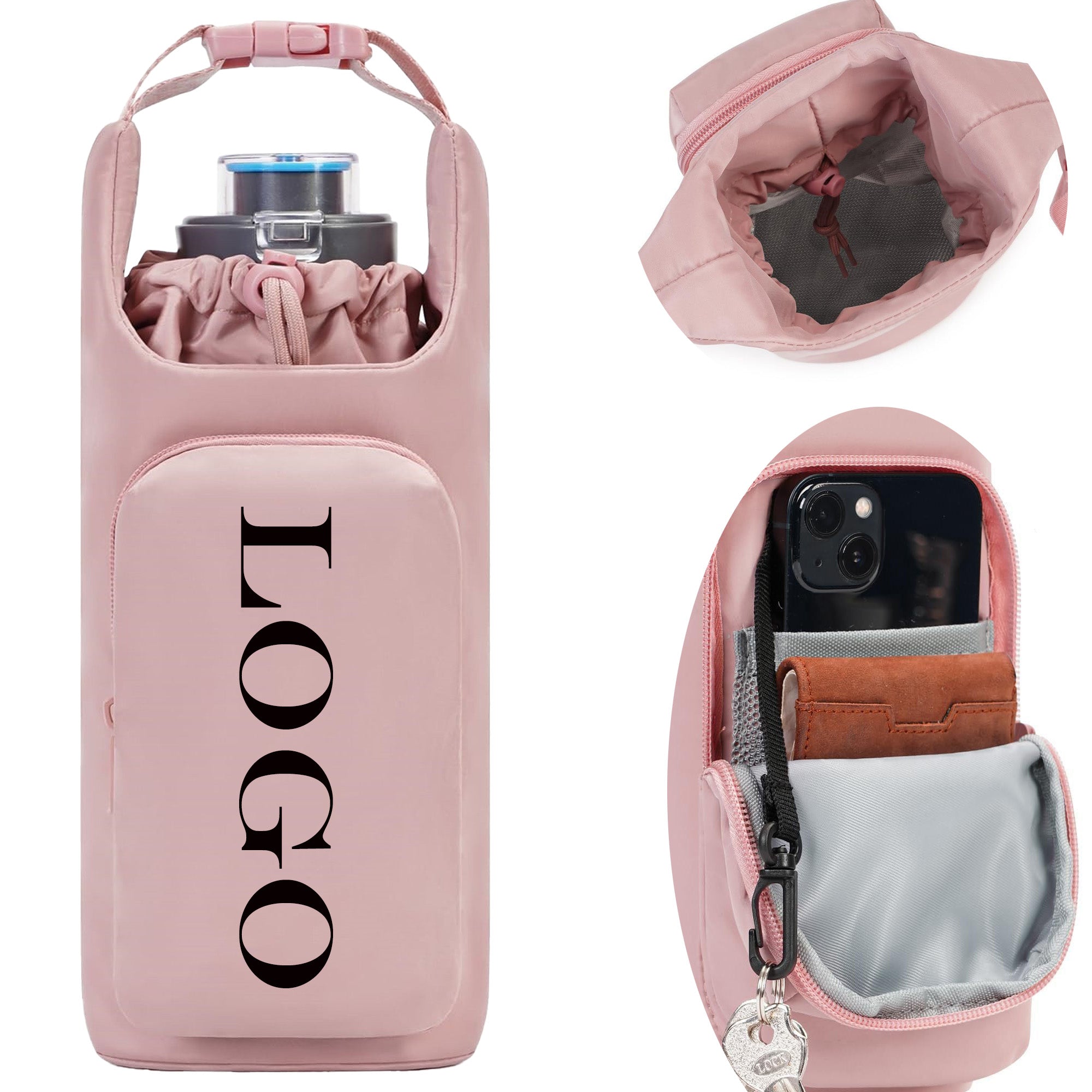 Strap-On Portable Drinking Glass Protector