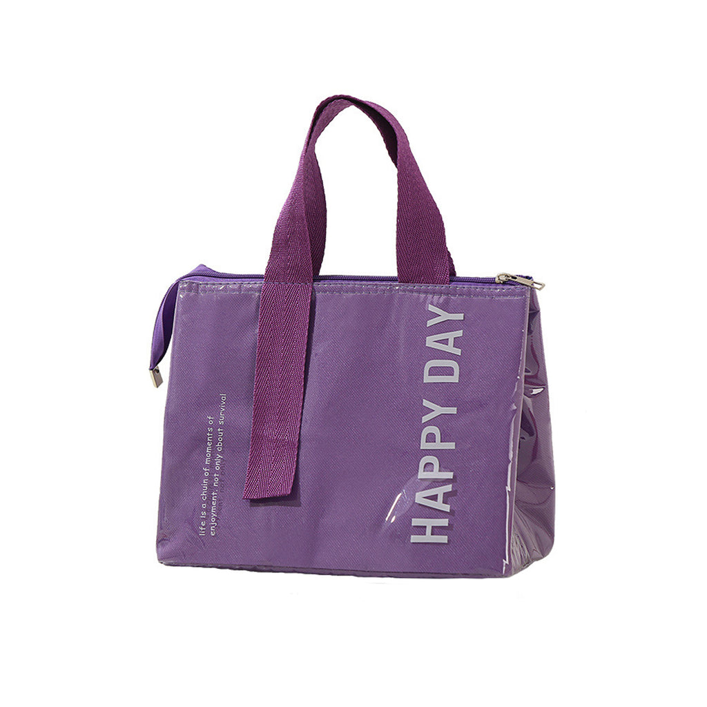 Fashion Insulated Simple Bento Lunch Tote Bag