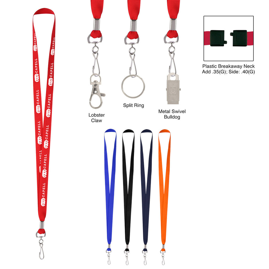 Polyester Lanyard With J-Hook