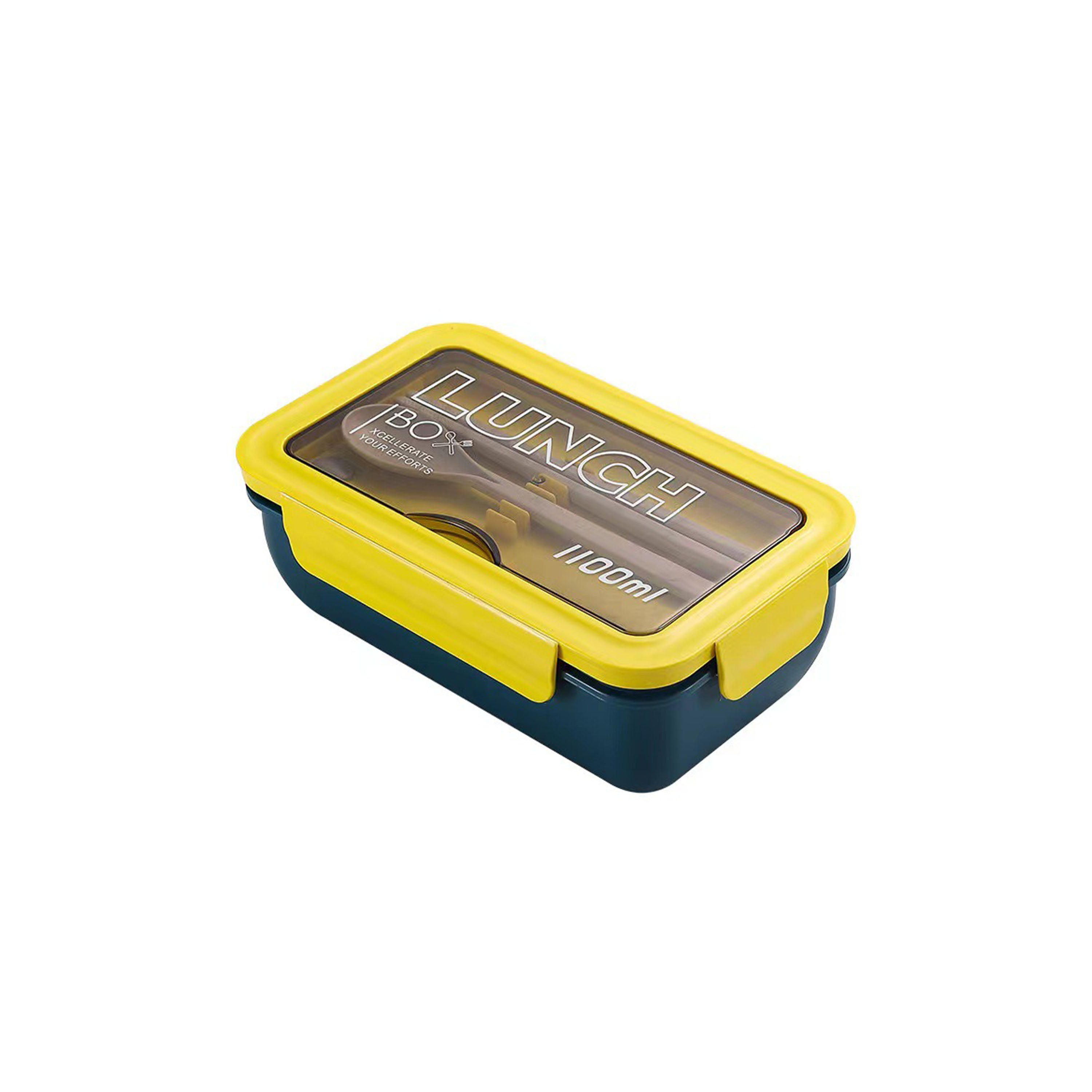 Portable Lunch Box With Lids Utensils